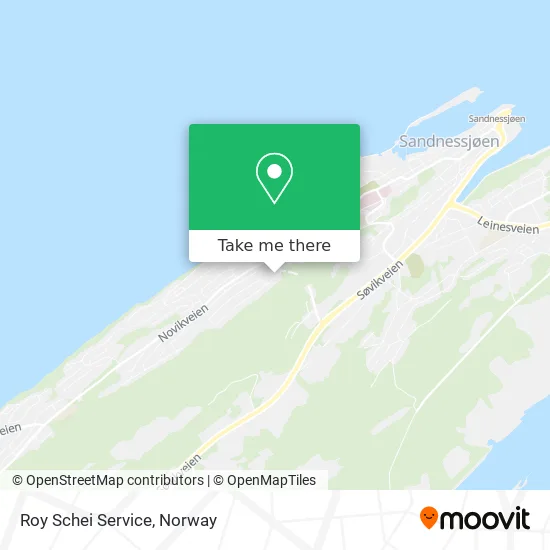 Roy Schei Service map