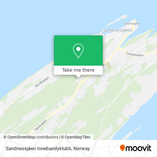 Sandnessjøen Innebandyklubb map