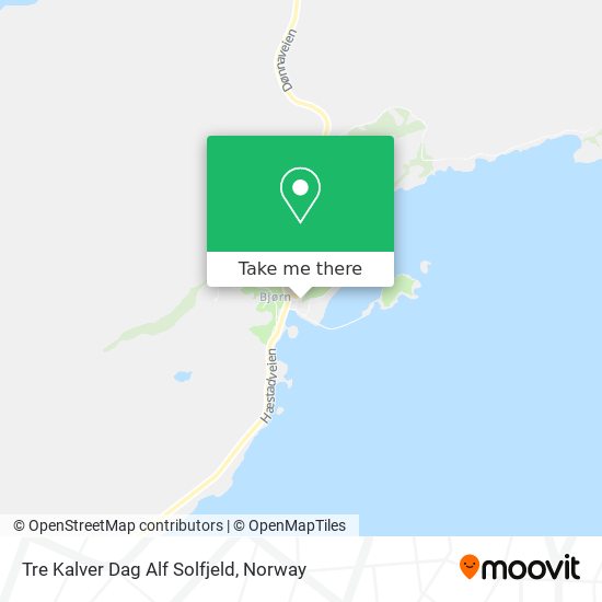 Tre Kalver Dag Alf Solfjeld map