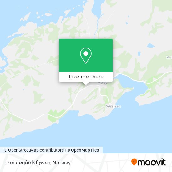 Prestegårdsfjøsen map