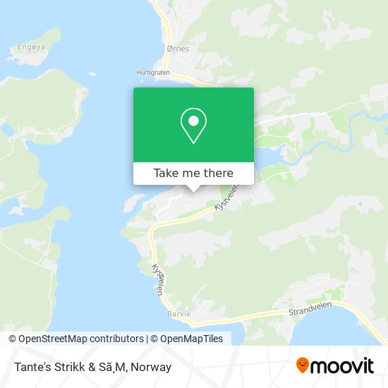 Tante's Strikk & Sã¸M map