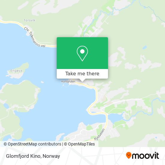 Glomfjord Kino map