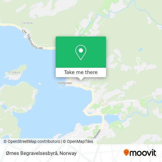 Ørnes Begravelsesbyrå map