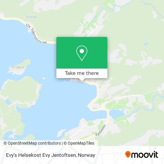 Evy's Helsekost Evy Jentoftsen map