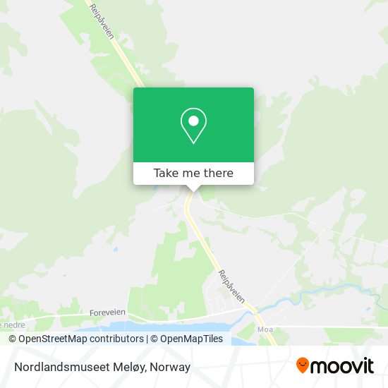 Nordlandsmuseet Meløy map