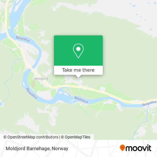 Moldjord Barnehage map