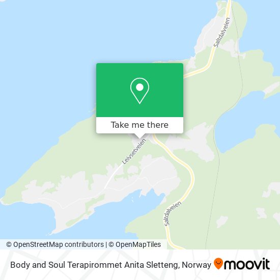 Body and Soul Terapirommet Anita Sletteng map