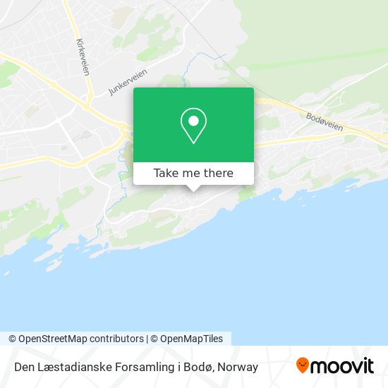 Den Læstadianske Forsamling i Bodø map