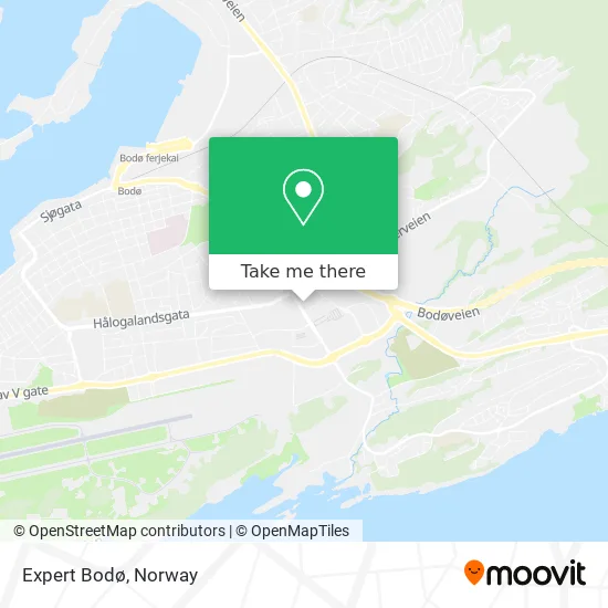 Expert Bodø map