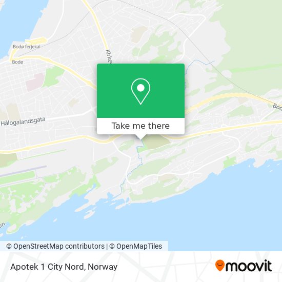 Apotek 1 City Nord map