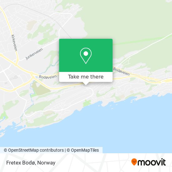 Fretex Bodø map