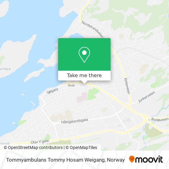 Tommyambulans Tommy Hosam Weigang map