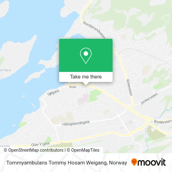Tommyambulans Tommy Hosam Weigang map