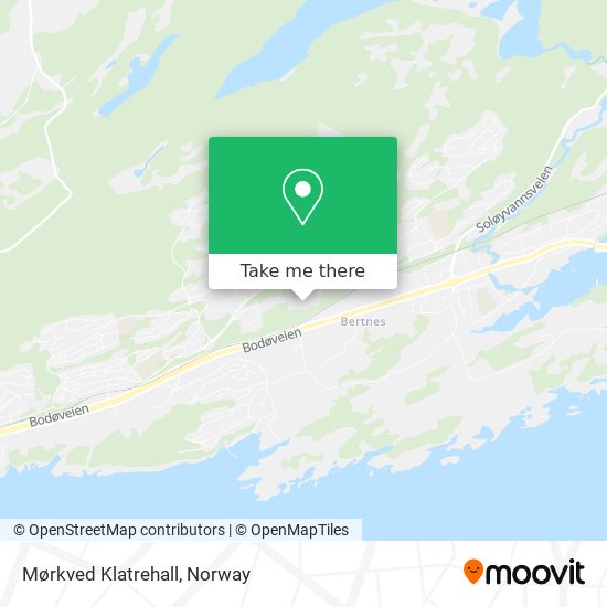 Mørkved Klatrehall map