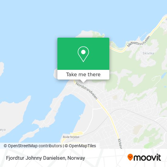 Fjordtur Johnny Danielsen map