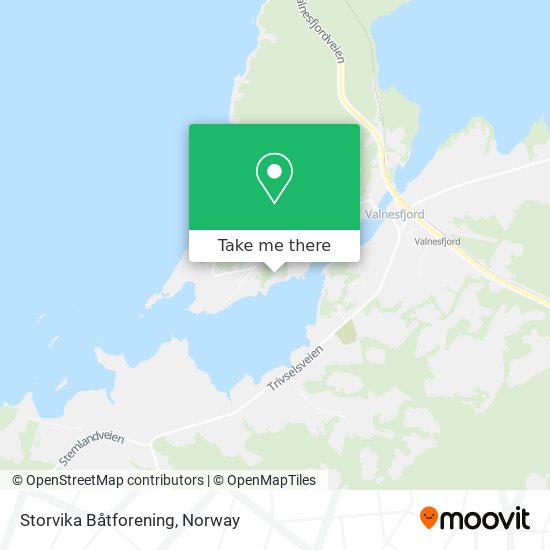Storvika Båtforening map