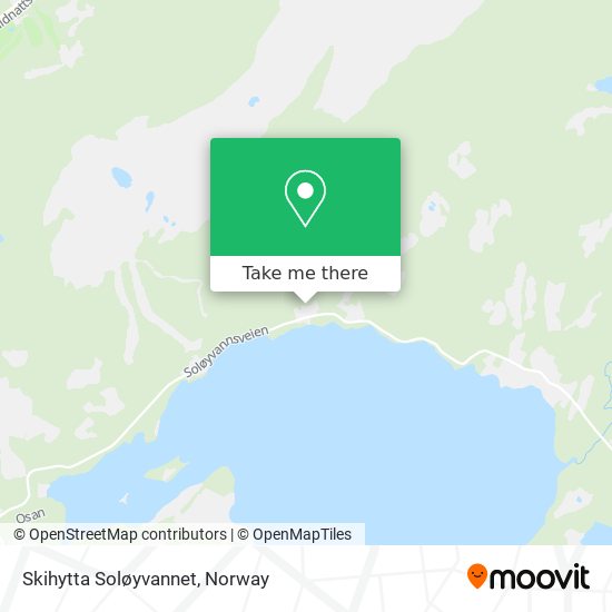 Skihytta Soløyvannet map