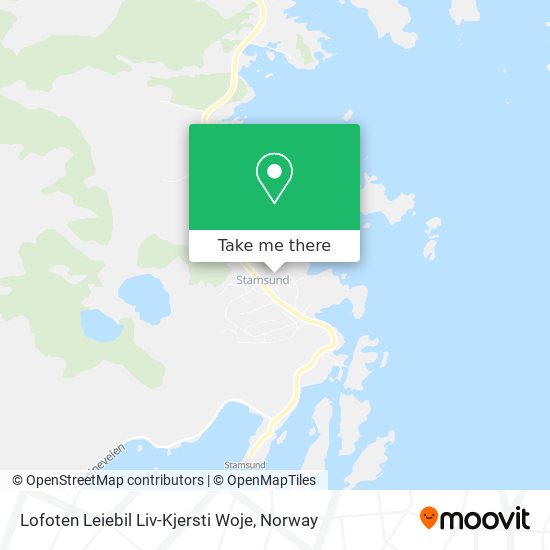 Lofoten Leiebil Liv-Kjersti Woje map