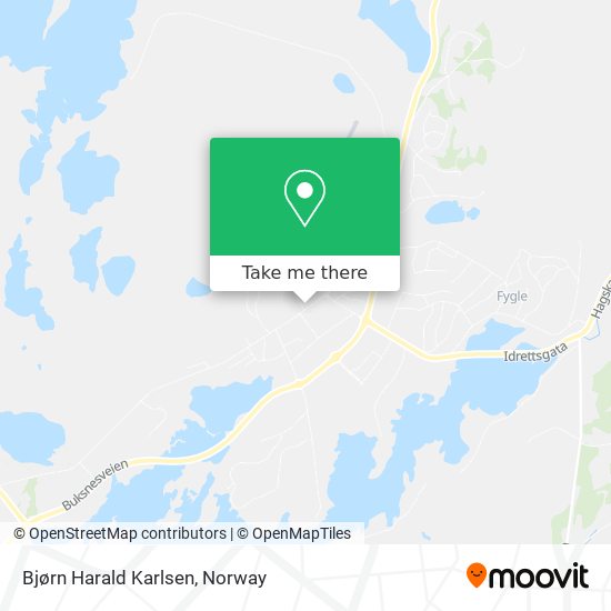 Bjørn Harald Karlsen map