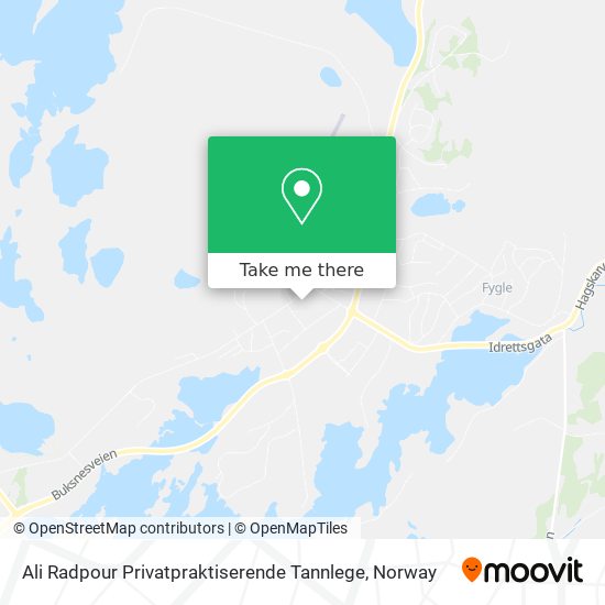 Ali Radpour Privatpraktiserende Tannlege map