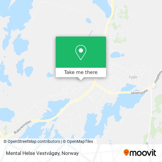 Mental Helse Vestvågøy map