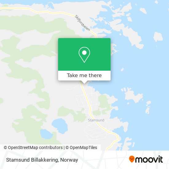 Stamsund Billakkering map