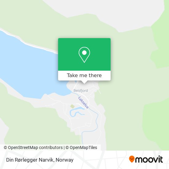 Din Rørlegger Narvik map