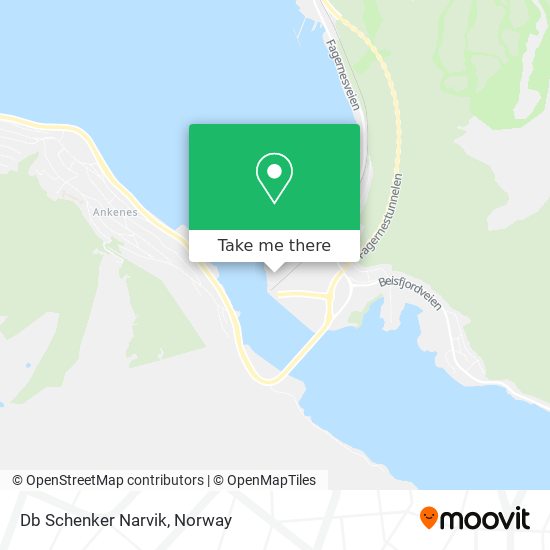 Db Schenker Narvik map