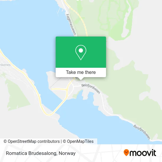 Romatica Brudesalong map