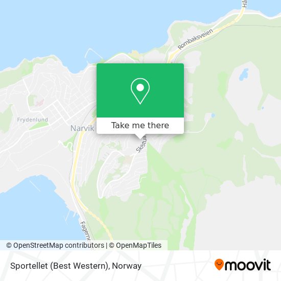 Sportellet (Best Western) map