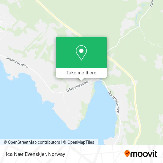 Ica Nær Evenskjer map