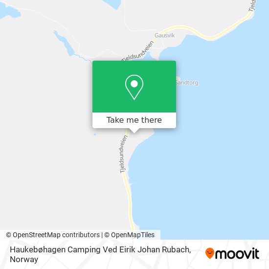 Haukebøhagen Camping Ved Eirik Johan Rubach map