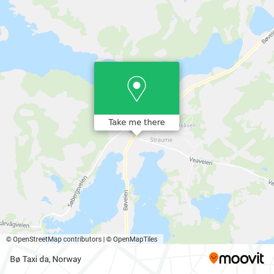 Bø Taxi da map