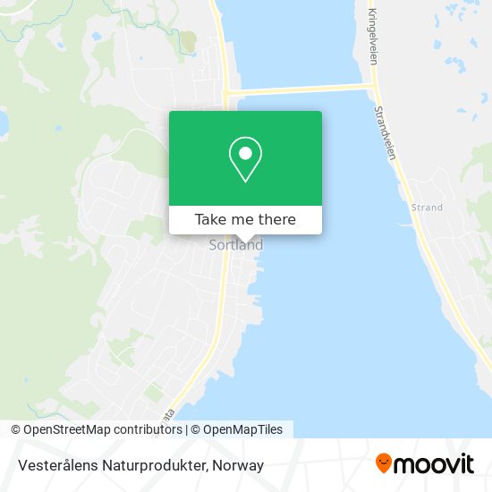 Vesterålens Naturprodukter map