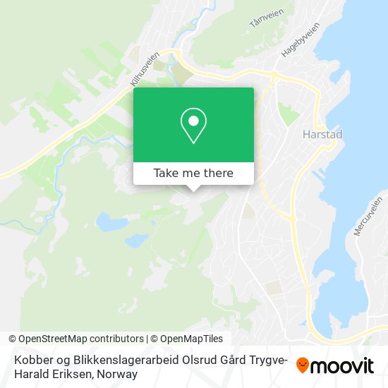 Kobber og Blikkenslagerarbeid Olsrud Gård Trygve-Harald Eriksen map