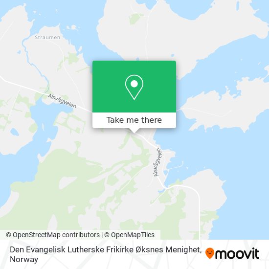 Den Evangelisk Lutherske Frikirke Øksnes Menighet map
