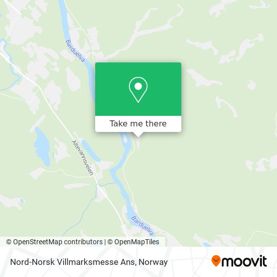 Nord-Norsk Villmarksmesse Ans map
