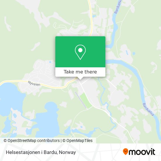 Helsestasjonen i Bardu map