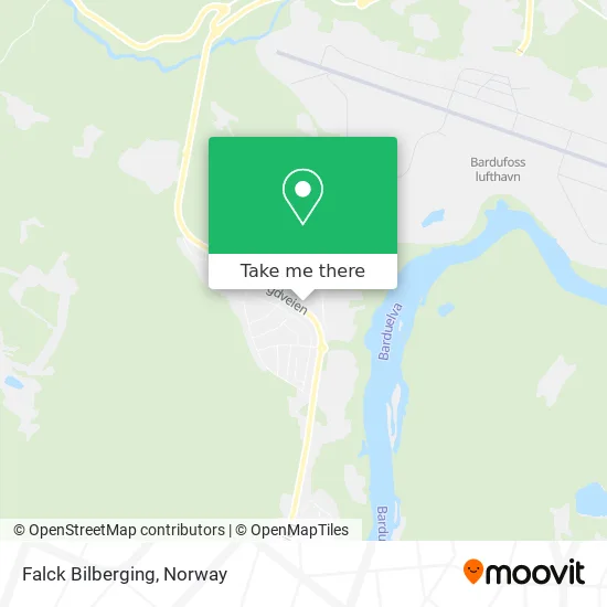 Falck Bilberging map