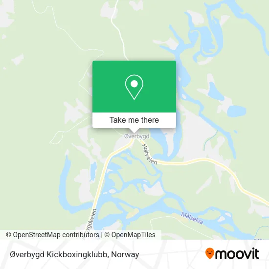 Øverbygd Kickboxingklubb map