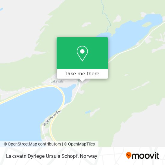 Laksvatn Dyrlege Ursula Schopf map