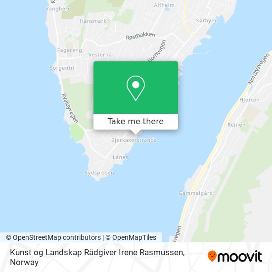 Kunst og Landskap Rådgiver Irene Rasmussen map