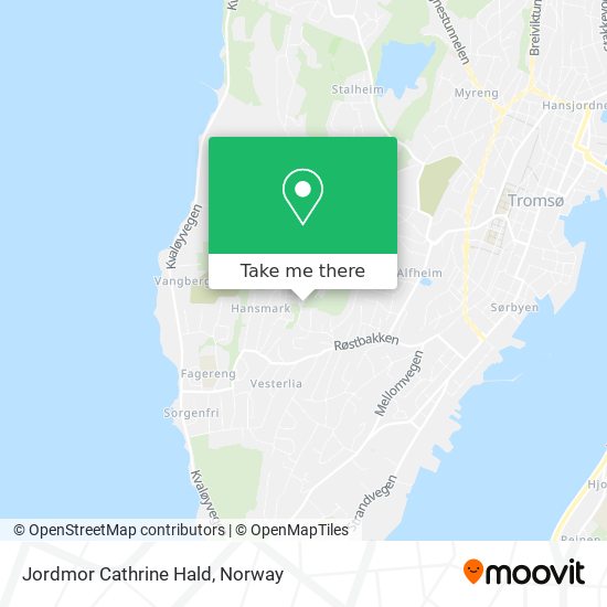 Jordmor Cathrine Hald map