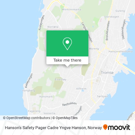 Hanson's Safety Pager Cadre Yngve Hanson map