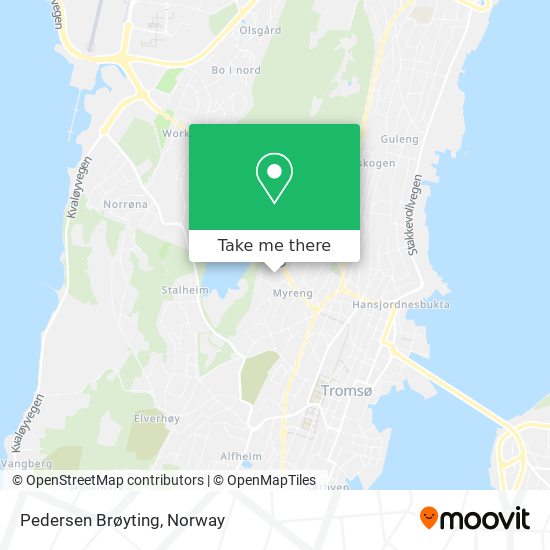 Pedersen Brøyting map