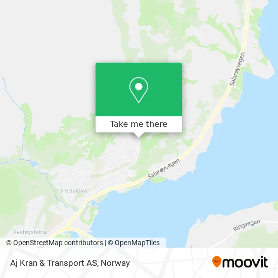 Aj Kran & Transport AS map