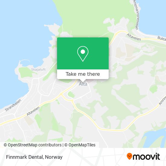 Finnmark Dental map