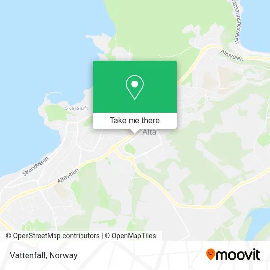 Vattenfall map