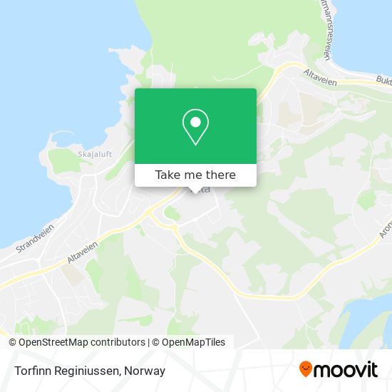 Torfinn Reginiussen map