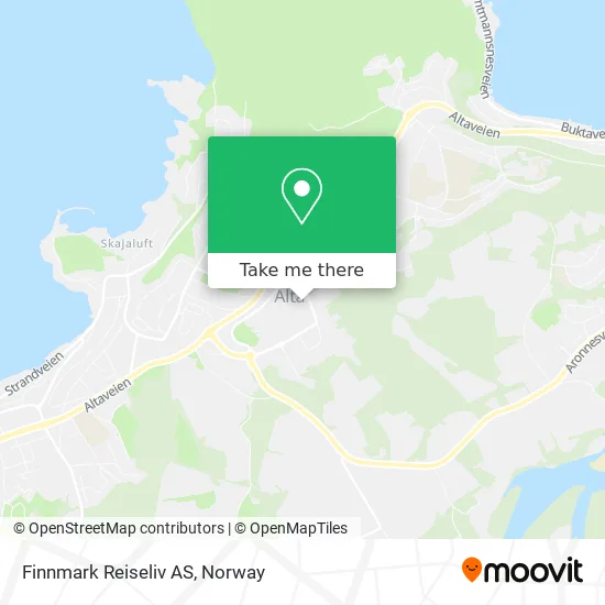 Finnmark Reiseliv AS map